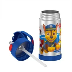 Nickelodeon Thermos 12oz FUNtainer Water Bottle with Bail Handle - Blue PAW Patrol -WATER BOTTLES Sales unnamed file 3519