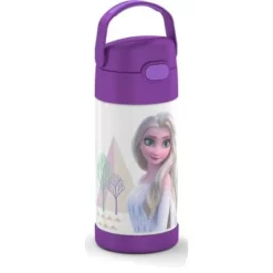 Thermos 12oz FUNtainer Water Bottle with Bail Handle - Purple Frozen 2 -WATER BOTTLES Sales unnamed file 3523