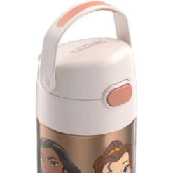 Thermos 12oz FUNtainer Water Bottle with Bail Handle - Beige Princess -WATER BOTTLES Sales unnamed file 3544