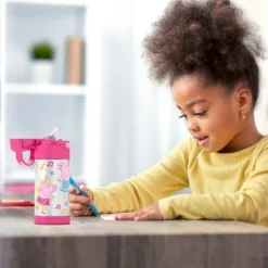 Thermos 12oz FUNtainer Water Bottle with Bail Handle - Peppa Pig -WATER BOTTLES Sales unnamed file 3559