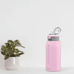 Zak Designs Zak Genesis 24 32 64 oz. Stainless Steel Water Bottle Flex Slip Double Wall Vacuum BPA Free