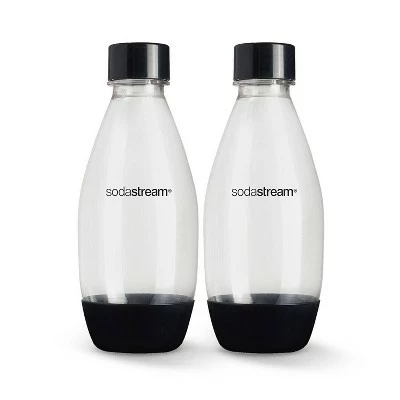 SodaStream 0.5L Carbonating Bottle - 2pk - Black 4 SodaStream 0.5L Carbonating Bottle - 2pk - Black - Image 2