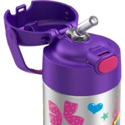 Nickelodeon Thermos 12oz FUNtainer Water Bottle with Bail Handle - Purple JoJo Siwa -WATER BOTTLES Sales unnamed file 3679