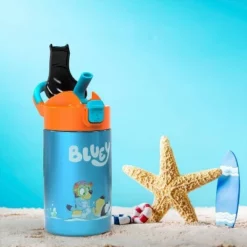 Bluey 14oz Stainless Steel Double Wall Valiant Bottle - Zak Designs -WATER BOTTLES Sales unnamed file 3701