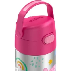 Thermos 12oz FUNtainer Water Bottle with Bail Handle - Pink Peppa Pig -WATER BOTTLES Sales unnamed file 3707
