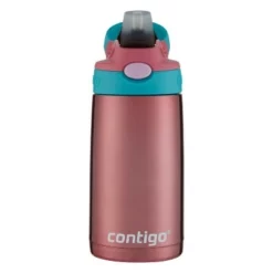 Contigo 13oz Stainless Steel AutoSpout Kids' Water Bottle Blue