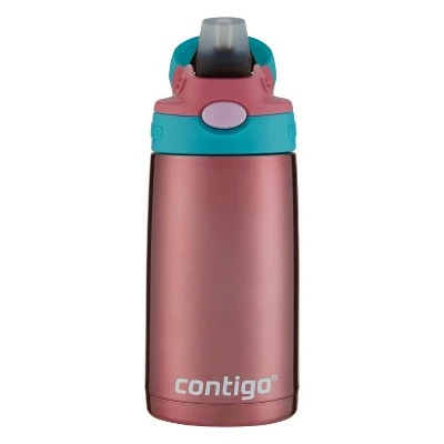 Contigo 13oz Stainless Steel AutoSpout Kids' Water Bottle Blue 3 Contigo 13oz Stainless Steel AutoSpout Kids' Water Bottle Blue