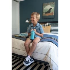 Takeya 14oz Active Insulated Stainless Steel Water Bottle with Spout Lid Navy Blue -WATER BOTTLES Sales unnamed file 3845