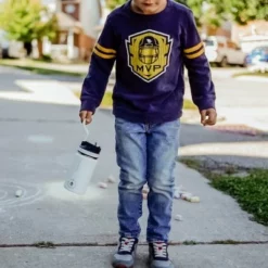 GROSCHE Lil Chill 12 oz Kids Water Bottle Insulated Water Bottle with Straw for Kids School with Straw Sip Lid -WATER BOTTLES Sales unnamed file 3852