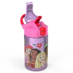 Disney Princess 14oz Stainless Steel Double Wall Valiant Bottle - Zak Designs -WATER BOTTLES Sales unnamed file 3874