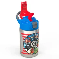 Marvel Avengers 14oz Stainless Steel Double Wall Valiant Bottle - Zak Designs -WATER BOTTLES Sales unnamed file 3884