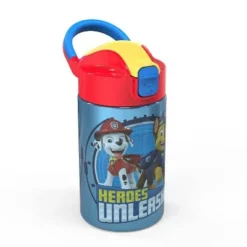 PAW Patrol 14oz Stainless Steel Double Wall Valiant Bottle - Zak Designs -WATER BOTTLES Sales unnamed file 3904