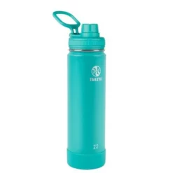 Takeya 22oz Actives Insulated Stainless Steel Water Bottle with Spout Lid Teal -WATER BOTTLES Sales unnamed file 4084