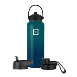 IRON FLASK 40oz Wide Mouth Sports Water Bottle - 3 Lids, Leak Proof, Double Walled Vacuum Insulated Midnight Black -WATER BOTTLES Sales unnamed file 4090