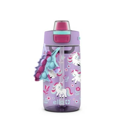Ello 14oz Plastic Colby Pop! Water Bottle with Fidget Toy Dino 5 Ello 14oz Plastic Colby Pop! Water Bottle with Fidget Toy Dino - Image 3