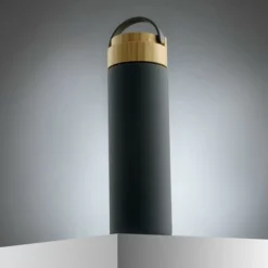 JoyJolt Glass Water Bottle with Carry Strap & Non Slip Silicone Sleeve - 20 oz - Grey -WATER BOTTLES Sales unnamed file 4165