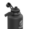 Takeya 64oz Actives Insulated Stainless Steel Water Bottle with Sport Spout Lid and Extra Large Carry Handle Black