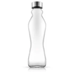 JoyJolt Spring Glass Water Bottles with Stainless Steel Cap - 18 oz - Set of 6 -WATER BOTTLES Sales unnamed file 4206