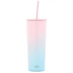 Simple Modern 24oz Classic Tumbler with Straw 2 Tone Ocean Geode -WATER BOTTLES Sales unnamed file 423
