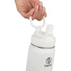 Takeya 18oz Actives Insulated Stainless Steel Water Bottle with Straw Lid Bluestone -WATER BOTTLES Sales unnamed file 4244