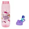 Silver Buffalo Sanrio Hello Kitty Rainbow Treats and Stars Water Bottle with Lid | 28 Ounces