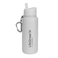 LifeStraw Go Stainless Steel 24oz Water Filter Bottle Gray -WATER BOTTLES Sales unnamed file 4274