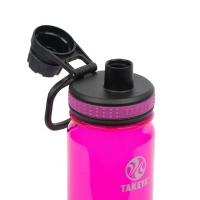 Takeya 24oz Tritan Water Bottle with Spout Lid Blue 3 Takeya 24oz Tritan Water Bottle with Spout Lid Blue