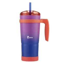 bubba Envy S Stainless Steel Tumbler with Straw Bumper and Handle Island Teal Iridescent -WATER BOTTLES Sales unnamed file 430