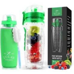 Zulay Kitchen Portable Water Bottle with Fruit Infuser for Healthy & Delicious Hydration 34oz with Insulation Sleeve -WATER BOTTLES Sales unnamed file 4320