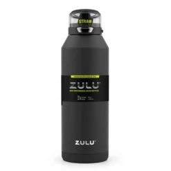 Zulu Swift 40oz Stainless Steel Water Bottle - Black