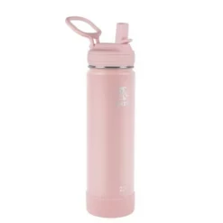 Takeya 22oz Actives Insulated Stainless Steel Water Bottle with Straw Lid Blush -WATER BOTTLES Sales unnamed file 4443