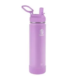 Takeya 22oz Actives Insulated Stainless Steel Water Bottle with Straw Lid Blush -WATER BOTTLES Sales unnamed file 4444