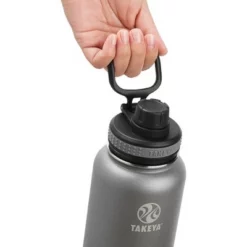 Takeya 32oz Originals Insulated Stainless Steel Water Bottle with Spout Lid - Graphite -WATER BOTTLES Sales unnamed file 4518