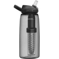 CamelBak 32oz Eddy+ Tritan Renew Water Bottle Filtered by Life Straw Charcoal Gray -WATER BOTTLES Sales unnamed file 4547
