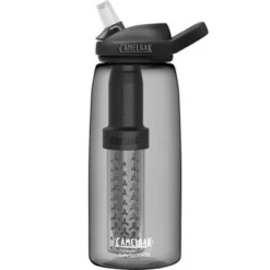 CamelBak 32oz Eddy+ Tritan Renew Water Bottle Filtered by Life Straw Charcoal Gray -WATER BOTTLES Sales unnamed file 4553