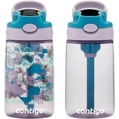 Contigo Kid's 14 oz. AutoSpout Straw Water Bottle with Easy-Clean Lid 2-Pack -WATER BOTTLES Sales unnamed file 4574