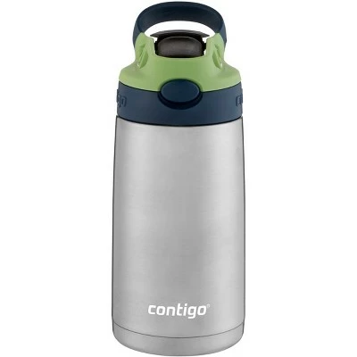 Contigo Kid's 13 oz. Insulated Stainless Steel AutoSpout Straw Water Bottle 3 Contigo Kid's 13 oz. Insulated Stainless Steel AutoSpout Straw Water Bottle