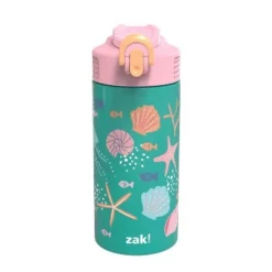 Zak Designs 14 oz Kids Water Bottle Stainless Steel Vacuum Insulated for Cold Drinks, Indoor/Outdoor -WATER BOTTLES Sales unnamed file 4594