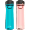 Contigo 24 oz. Jackson 2.0 Tritan Water Bottle 2-Pack - Juniper/Pink Lemonade -WATER BOTTLES Sales unnamed file 4620
