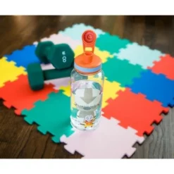 Silver Buffalo Avatar Chibi Aang & Appa Twist Spout Water Bottle And Sticker Set | 32 Ounces -WATER BOTTLES Sales unnamed file 4877