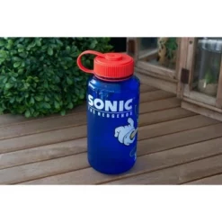Just Funky Sonic The Hedgehog 32oz Plastic Water Bottle -WATER BOTTLES Sales unnamed file 4892