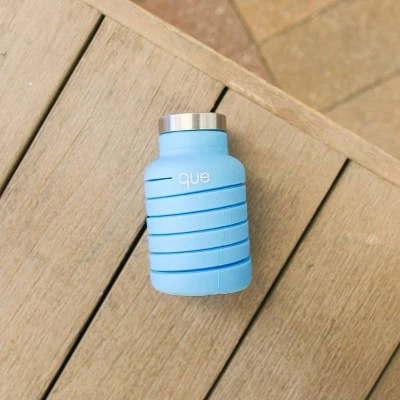 20oz que Bottle Iceberg Blue 4 20oz que Bottle Iceberg Blue - Image 2