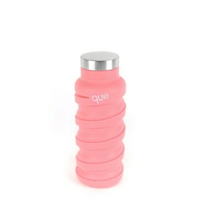 12oz que Bottle Coral Pink 3 12oz que Bottle Coral Pink