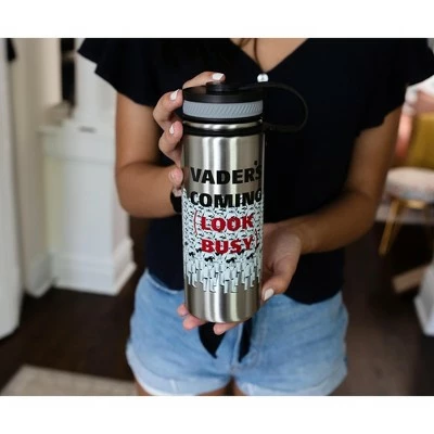 Seven20 Star Wars Stormtroopers "Vader's Coming, Look Busy" Canteen Water Bottle | Holds 18 Ounces 5 Seven20 Star Wars Stormtroopers "Vader's Coming, Look Busy" Canteen Water Bottle | Holds 18 Ounces - Image 3