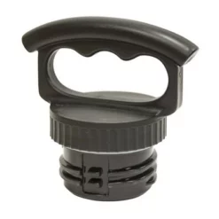 FIFTY/FIFTY 64oz Tank Growler 3 Finger Grip Cap Matte Black