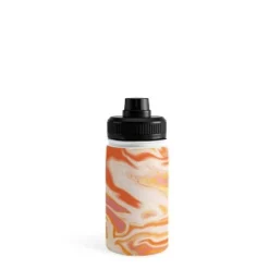 Sunshinecanteen Orange Marble Water Bottle - Society6