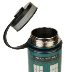 Underground Toys Seven20 Doctor Who 13th Doctor TARDIS Stainless Steel Water Bottle -WATER BOTTLES Sales unnamed file 5221