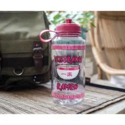 Naruto Just Funky Naurto Shippuden Ichiraku Ramen Plastic Water Bottle | Holds 32 Ounces -WATER BOTTLES Sales unnamed file 5302