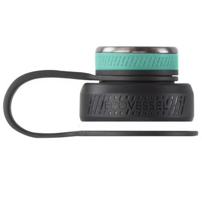 EcoVessel 24oz Insulated Stainless Steel Water Bottle with Dual Opening Lid - Blue Ombre 6 EcoVessel 24oz Insulated Stainless Steel Water Bottle with Dual Opening Lid - Blue Ombre - Image 4