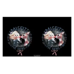 Rudolph the Red-Nosed Reindeer Misfits Have More Fun Stainless Steel Water Bottle